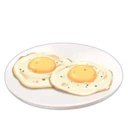 Fried Eggs (Recipe)