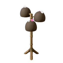 Bamboo Coconut Floor Lamp