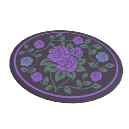 Goth Round Rug (Recipe)