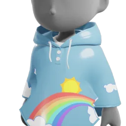 Rainbow Poncho