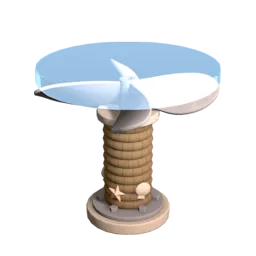 Coastal Glass Side Table (Recipe)