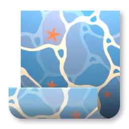Bioluminescent Waves Wall