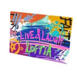 Graffiti Slogan Wall Art (Recipe)
